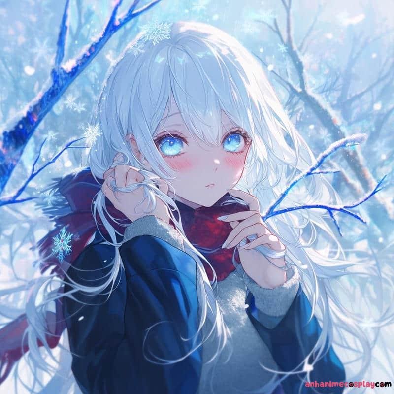 tuyết rơi anime hình